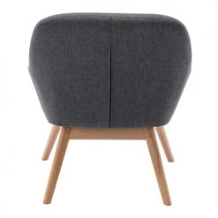 Moloo Fauteuils Fauteuil Scandinave Tissu Gris Pieds Bois -Fauteuils Shop fauteuil scandinave tissu gris pieds bois 2