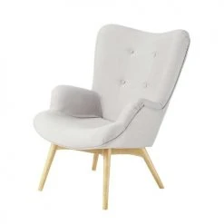 Maisons Du Monde Fauteuils Fauteuil Style Scandinave Gris Clair