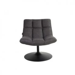 Dutchbone Fauteuils Fauteuil Tissu Pivotant Lounge Gris Anthracite 4 Dutchbone Fauteuils Fauteuil Tissu Pivotant Lounge Gris Anthracite -Fauteuils Shop fauteuil tissu pivotant lounge gris anthracite 4