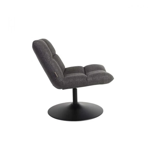Fauteuil tissu pivotant lounge gris anthracite Dutchbone Fauteuils Fauteuil Tissu Pivotant Lounge Gris Anthracite -Fauteuils Shop fauteuil tissu pivotant lounge gris anthracite 5
