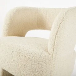 Maisons Du Monde Fauteuils Fauteuil Tripode à Bouclettes Blanches 2 Maisons Du Monde Fauteuils Fauteuil Tripode à Bouclettes Blanches -Fauteuils Shop fauteuil tripode a bouclettes blanches 1000 16 29 209949 4