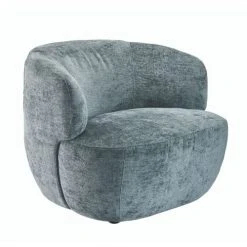 Signature Fauteuils Fauteuil Ultra Moelleux Avec Structure Métal Bleu Océan - L83 Cm -Fauteuils Shop fauteuil ultra moelleux avec structure metal bleu ocean l83 cm 2