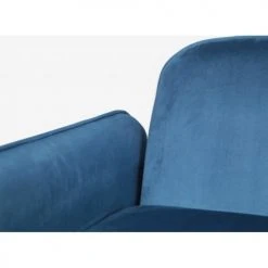 Artecosy Fauteuils Fauteuil Velours Bleu -Fauteuils Shop fauteuil velours bleu 5
