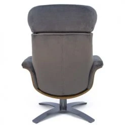 My New Design Fauteuils Fauteuil Velours Et Chêne Naturel - Velours Brun -Fauteuils Shop fauteuil velours et chene naturel velours brun 2