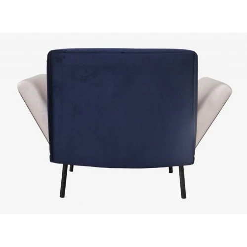 Fauteuil velours et métal noir beige Artecosy Fauteuils Fauteuil Velours Et Métal Noir Beige -Fauteuils Shop fauteuil velours et metal noir beige 3