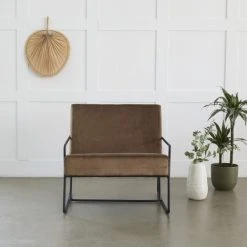 Bois Dessus Bois Dessous Fauteuils Fauteuil Velours Marron -Fauteuils Shop fauteuil velours marron 2