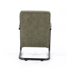 Meubles & Design Fauteuils Fauteuil Vintage Accoudoirs Métal En Simili Vert -Fauteuils Shop fauteuil vintage accoudoirs metal en simili vert 4