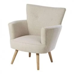 Maisons Du Monde Fauteuils Fauteuil Vintage Beige