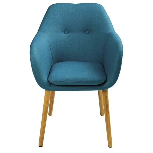 Fauteuil vintage bleu Maisons Du Monde Assises Fauteuil Vintage Bleu -Fauteuils Shop fauteuil vintage bleu 1000 13 24 165746 10