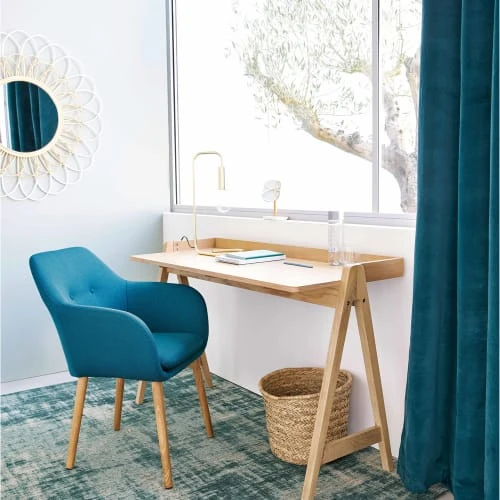 Fauteuil vintage bleu Maisons Du Monde Assises Fauteuil Vintage Bleu -Fauteuils Shop fauteuil vintage bleu 1000 13 24 165746 5