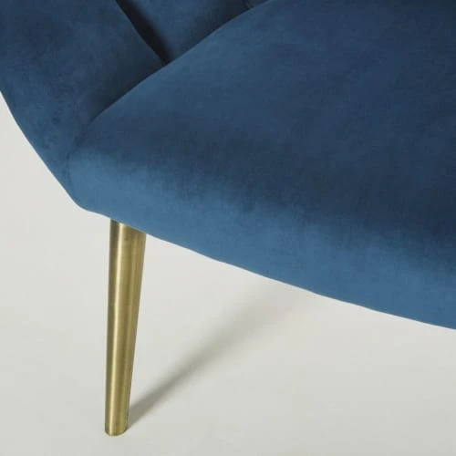 Fauteuil vintage bleu canard Maisons Du Monde Fauteuils Fauteuil Vintage Bleu Canard -Fauteuils Shop fauteuil vintage bleu canard 1000 1 4 187579 5