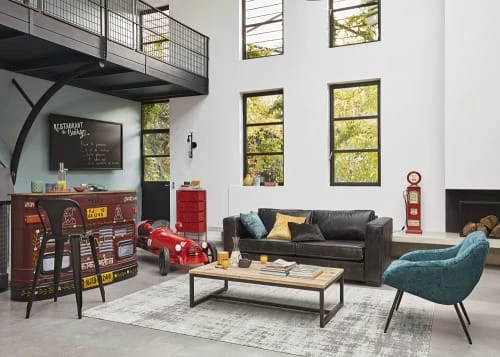 Fauteuil vintage en velours bleu et métal Maisons Du Monde Fauteuils Fauteuil Vintage En Velours Bleu Et Métal -Fauteuils Shop fauteuil vintage en velours bleu et metal 1000 2 20 155943 12