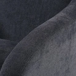 Maisons Du Monde Fauteuils Fauteuil Vintage En Velours Gris Et Métal -Fauteuils Shop fauteuil vintage en velours gris et metal 1000 16 20 165783 3