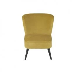 Maisons Du Monde Fauteuils Fauteuil Vintage En Velours Jaune -Fauteuils Shop fauteuil vintage en velours jaune 1000 2 8 209272 2