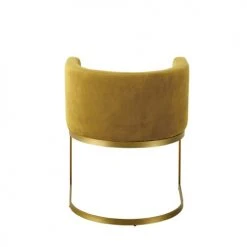 Maisons Du Monde Assises Fauteuil Vintage En Velours Jaune Moutarde -Fauteuils Shop fauteuil vintage en velours jaune moutarde 1000 14 13 187014 5