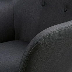 Maisons Du Monde Fauteuils Fauteuil Vintage Gris Anthracite -Fauteuils Shop fauteuil vintage gris anthracite 1000 14 25 165747 3