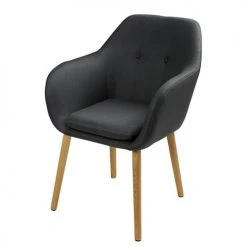Maisons Du Monde Fauteuils Fauteuil Vintage Gris Anthracite