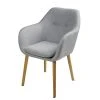 Maisons Du Monde Assises Fauteuil Vintage Gris Clair
