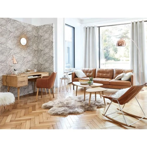 Fauteuil vintage marron Maisons Du Monde Assises Fauteuil Vintage Marron -Fauteuils Shop fauteuil vintage marron 1000 3 10 155400 7