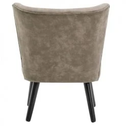 Moloo Fauteuils Fauteuil Vintage Marron Clair Pieds Bois Noir(x2) -Fauteuils Shop fauteuil vintage marron clair pieds bois noir x2 2