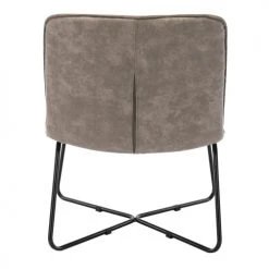 Moloo Fauteuils Fauteuil Vintage Marron Clair Pieds Métal Noir -Fauteuils Shop fauteuil vintage marron clair pieds metal noir 2