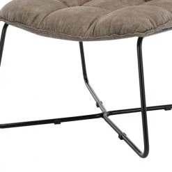 Moloo Fauteuils Fauteuil Vintage Marron Clair Pieds Métal Noir -Fauteuils Shop fauteuil vintage marron clair pieds metal noir 5