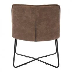 Moloo Fauteuils Fauteuil Vintage Marron Pieds Métal Noir(x2) -Fauteuils Shop fauteuil vintage marron pieds metal noir x2 2