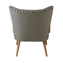Maisons Du Monde Fauteuils Fauteuil Vintage Motifs Graphiques Noirs Et Blancs -Fauteuils Shop fauteuil vintage motifs graphiques noirs et blancs 1000 2 14 198987 3