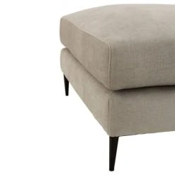 Meubles & Design Poufs Grand Pouf Carré En Tissu Gris -Fauteuils Shop grand pouf carre en tissu gris 3