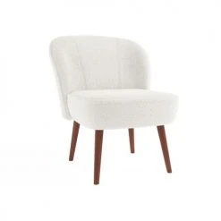 Potiron Paris Fauteuils Petit Fauteuil De Salon, Blanc Effet Laine Bouclée 3 Potiron Paris Fauteuils Petit Fauteuil De Salon, Blanc Effet Laine Bouclée -Fauteuils Shop petit fauteuil de salon blanc effet laine bouclee 3