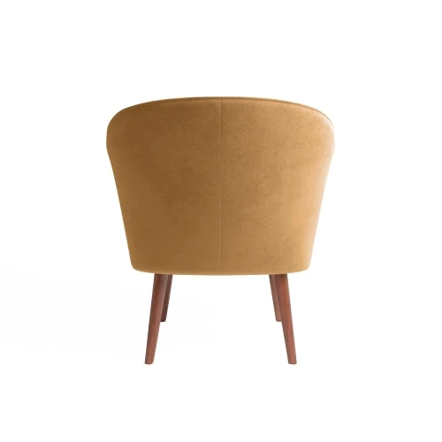 Petit fauteuil de salon en velours camel Potiron Paris Fauteuils Petit Fauteuil De Salon En Velours Camel -Fauteuils Shop petit fauteuil de salon en velours camel 4