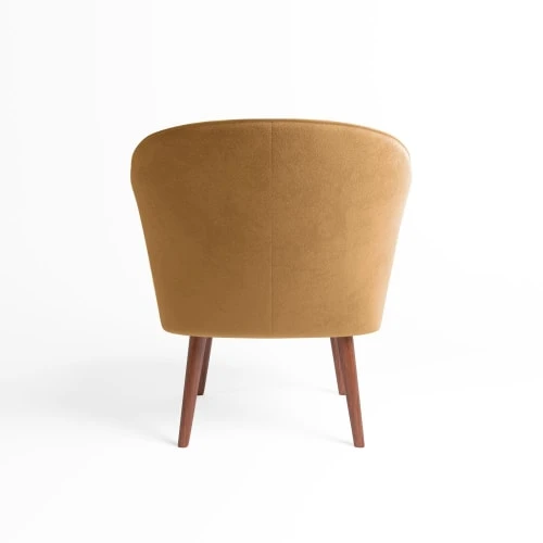 Petit fauteuil de salon en velours camel Potiron Paris Fauteuils Petit Fauteuil De Salon En Velours Camel -Fauteuils Shop petit fauteuil de salon en velours camel