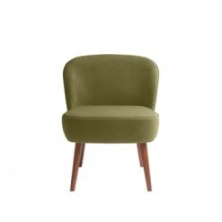 Potiron Paris Fauteuils Petit Fauteuil De Salon, Blanc Effet Laine Bouclée 5 Potiron Paris Fauteuils Petit Fauteuil De Salon, Blanc Effet Laine Bouclée -Fauteuils Shop petit fauteuil de salon en velours vert kaki