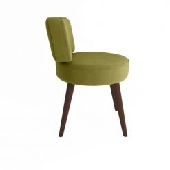 Potiron Paris Fauteuils Petit Fauteuil En Velours Vert Kaki -Fauteuils Shop petit fauteuil en velours vert kaki 3