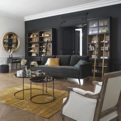 Maisons Du Monde Poufs Pouf Capitonné En Velours Noir 3 Maisons Du Monde Poufs Pouf Capitonné En Velours Noir -Fauteuils Shop pouf capitonne en velours noir 1000 10 4 176878 6