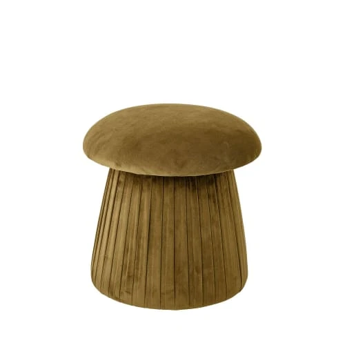 Pouf champignon D44cm mordoré Bloomingville Poufs Pouf Champignon D44cm Mordoré -Fauteuils Shop pouf champignon d44cm mordore