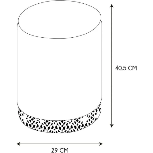 Pouf coffre Mirage noir The Home Deco Factory Poufs Pouf Coffre Mirage Noir -Fauteuils Shop pouf coffre mirage noir 1