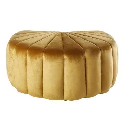 Pouf coquillage doré Maisons Du Monde Poufs Pouf Coquillage Doré -Fauteuils Shop pouf coquillage dore 1000 8 23 201866 2