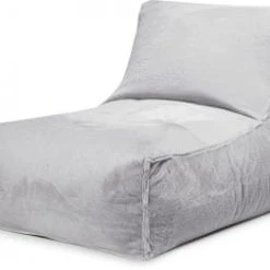 Sitting Point Poufs Pouf D'intérieur Avec Dossier Aspect Fourrure Moutarde 65x100x65cm -Fauteuils Shop pouf d interieur avec dossier aspect fourrure gris clair 65x100x65cm