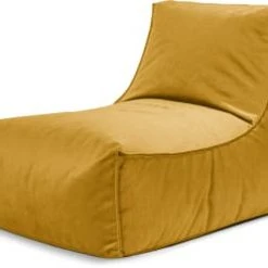 Sitting Point Poufs Pouf D'intérieur Avec Dossier Aspect Velours Vieux Rose 65x100x65cm -Fauteuils Shop pouf d interieur avec dossier aspect velours moutarde 65x100x65cm