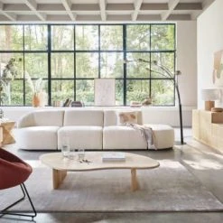 Maisons Du Monde Poufs Pouf De Canapé écru -Fauteuils Shop pouf de canape ecru 1000 6 29 213475 7