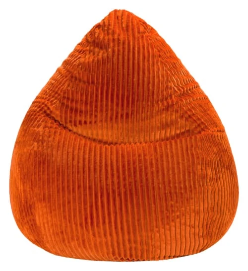 Pouf design d'intérieur en velours rouille Sitting Point Poufs Pouf Design D'intérieur En Velours Rouille -Fauteuils Shop pouf design d interieur en velours rouille 1