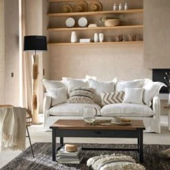 Maisons Du Monde Poufs Pouf En Coton Et Chanvre Beige Et écru -Fauteuils Shop pouf en coton et chanvre beige et ecru 1000 15 35 225248 4