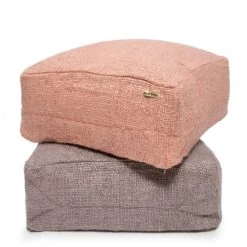 Bazar Bizar Poufs Pouf En Coton Rose 2 Bazar Bizar Poufs Pouf En Coton Rose -Fauteuils Shop pouf en coton rose 2