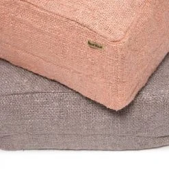 Bazar Bizar Poufs Pouf En Coton Rose 3 Bazar Bizar Poufs Pouf En Coton Rose -Fauteuils Shop pouf en coton rose 3