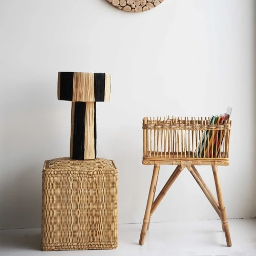 Pouf en jonc HYDILE Poufs Pouf En Jonc -Fauteuils Shop pouf en jonc 1