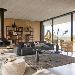 Maisons Du Monde Poufs Pouf En Jonc De Mer Et Coton -Fauteuils Shop pouf en jonc de mer et coton 1000 12 32 210608 3