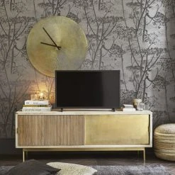 Maisons Du Monde Poufs Pouf En Jute Imprimé Doré -Fauteuils Shop pouf en jute imprime dore 1000 5 32 177808 12