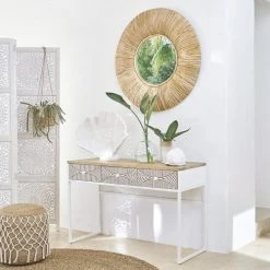 Maisons Du Monde Poufs Pouf En Jute Tressé Et Corde En Coton écru -Fauteuils Shop pouf en jute tresse et corde en coton ecru 1000 3 1 200450 3