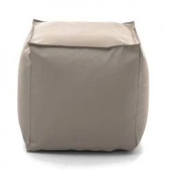 Talamo Italia Poufs Pouf En Tissu Beige